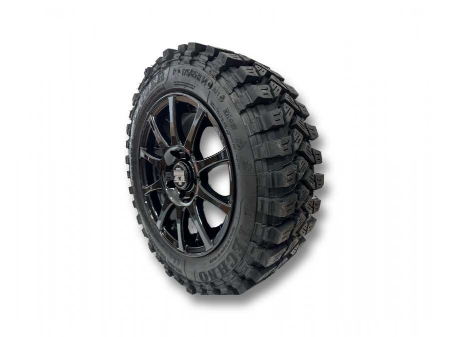 Alloy wheel & Mini-Digger tire
